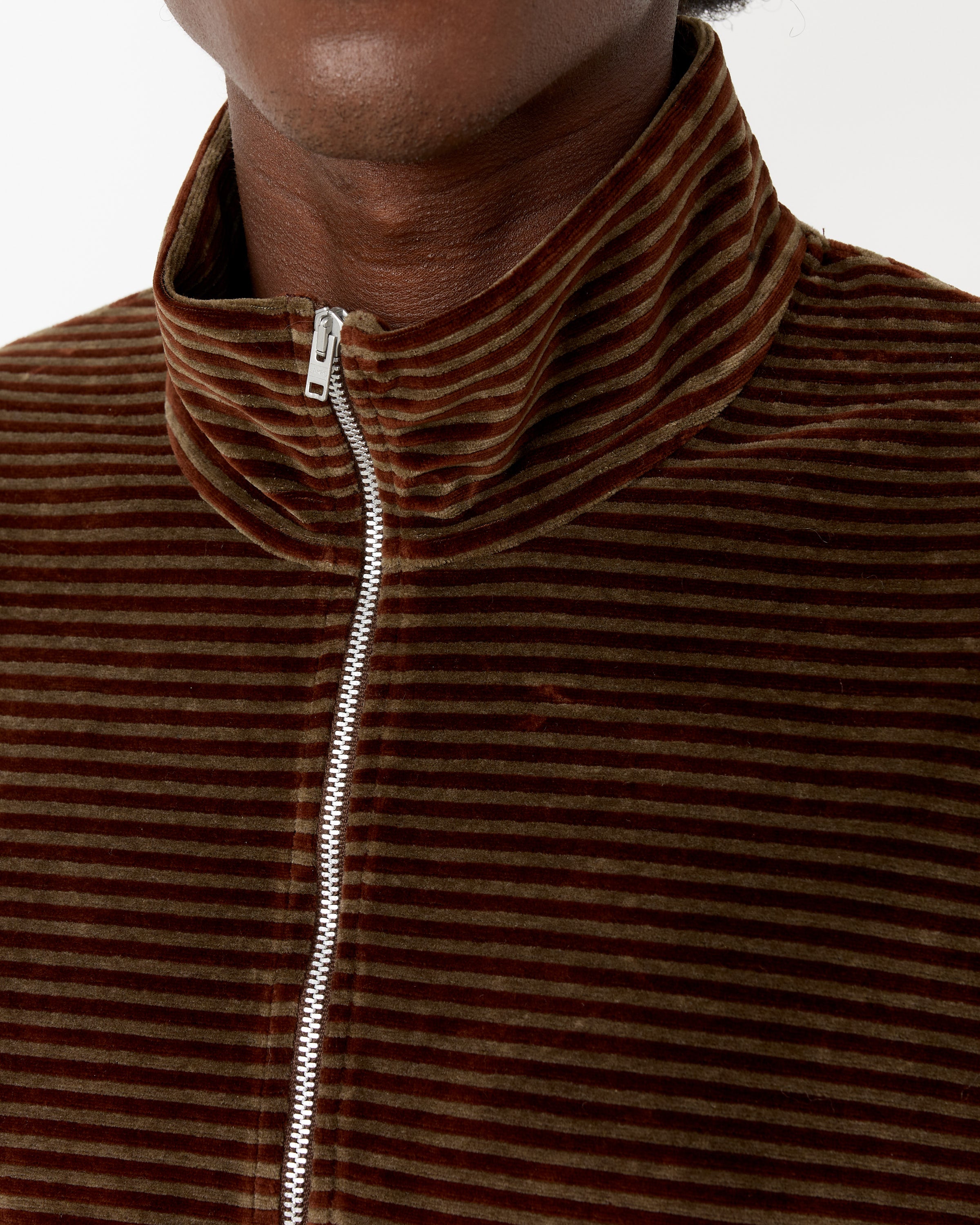 Shrunken Full Zip Polo