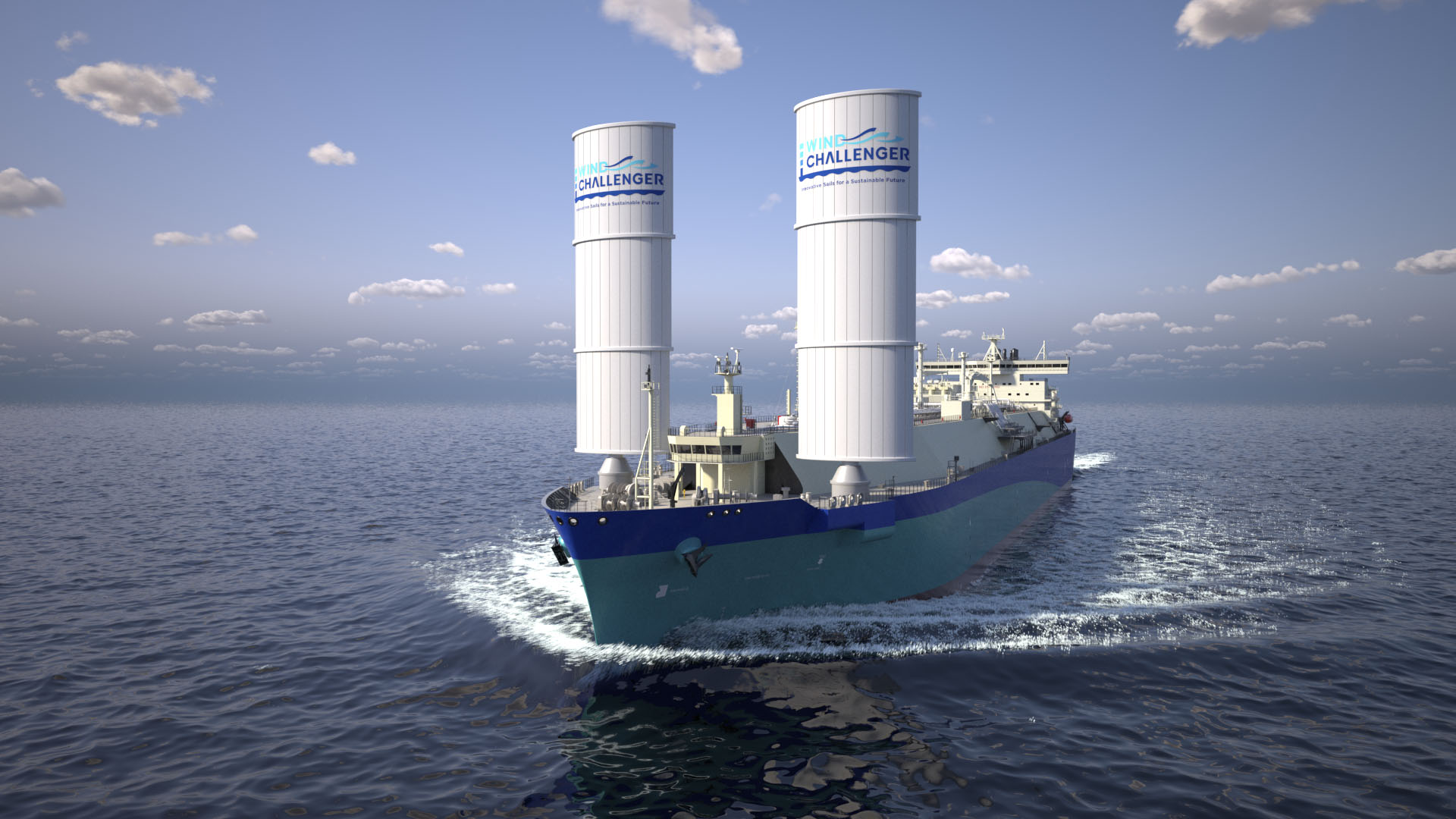 ウインドチャレンジャー技術搭載 世界初LNG運搬船に2基搭載決定 | 事例