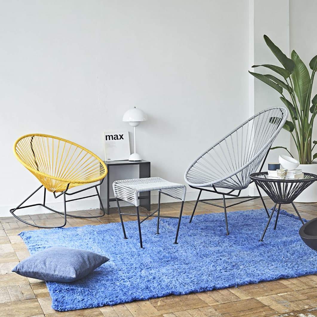 アカプルコ チェア ニュートラルグレー(ニュートラルグレー)：ホーム