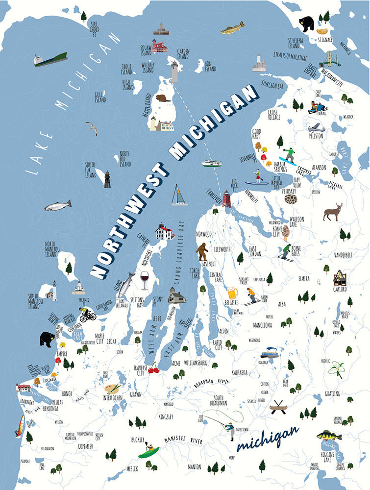 Lower Northwest Michigan Jigsaw Puzzle - Made In USA – Momentum