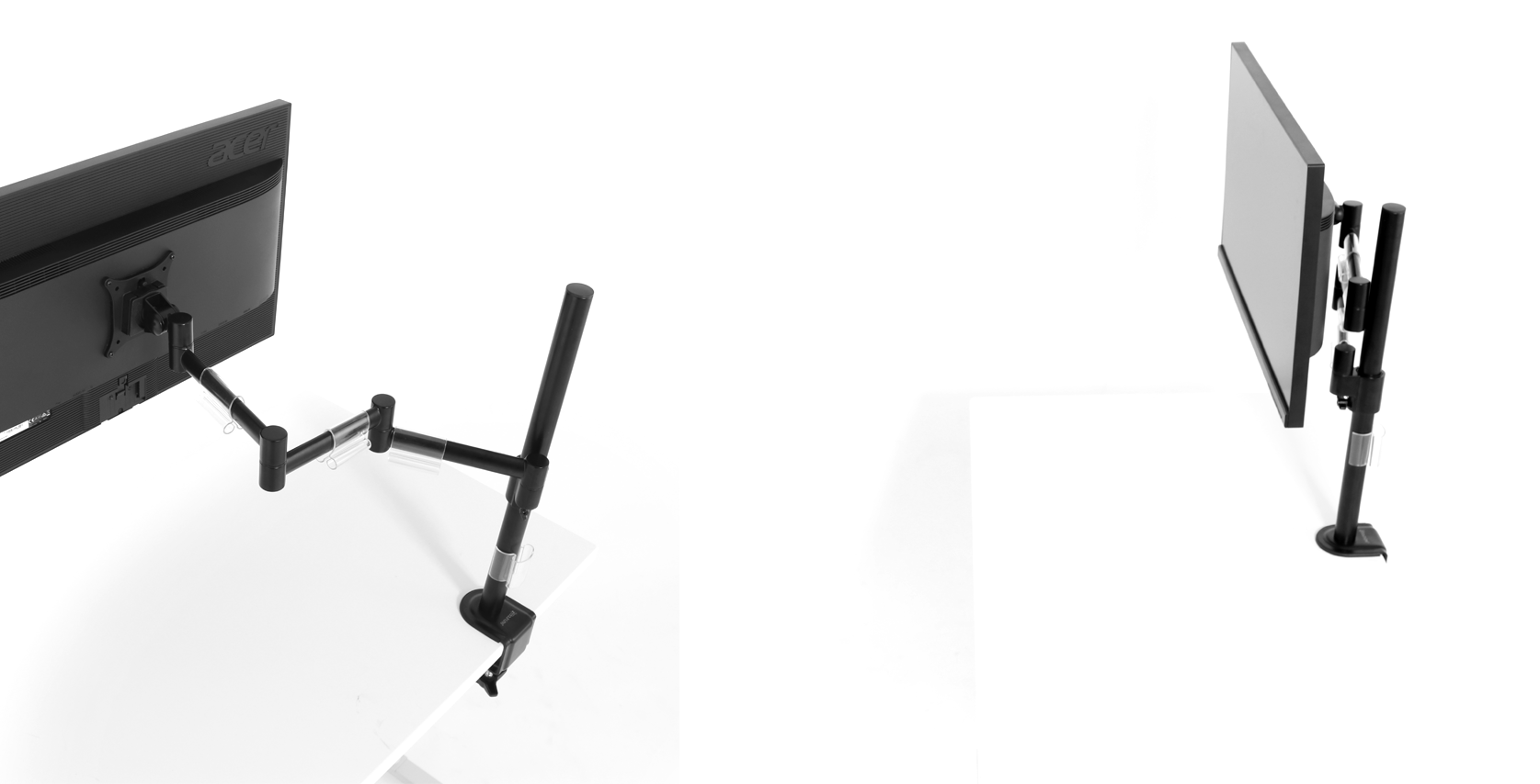 3画面対応 ロングモニターアーム トリプル BMA-300N-BK ｜問屋卸し格安