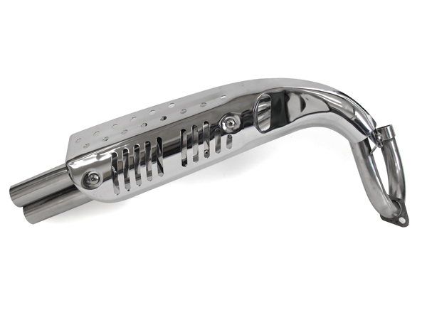 797wモンキー用 ノーマルルック ダブルエンドマフラー｜ モンキー