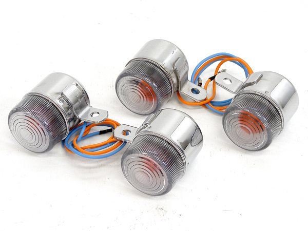 468w汎用 ウインカー A（6v) クリア 4Lモンキータイプ ｜ モンキー