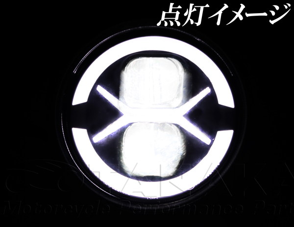 1735wモンキー純正ヘッドライト用 カスタマイズLEDヘッドライト