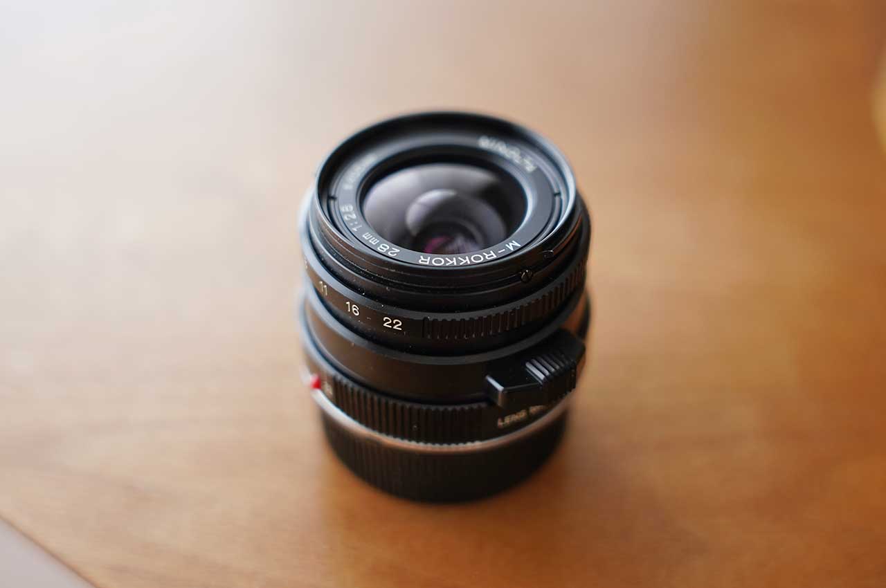 広角オールドレンズ「M-ROKKOR 28mm f2.8」購入レビュー。デザインの