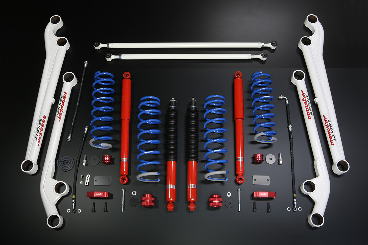 XCLハイトアップサスペンションセット ジムニー[JB23W] モンスター