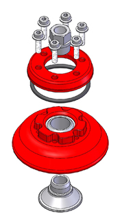 ピロボールアッパーマウント スイフトスポーツ [ZC33S] /アルト