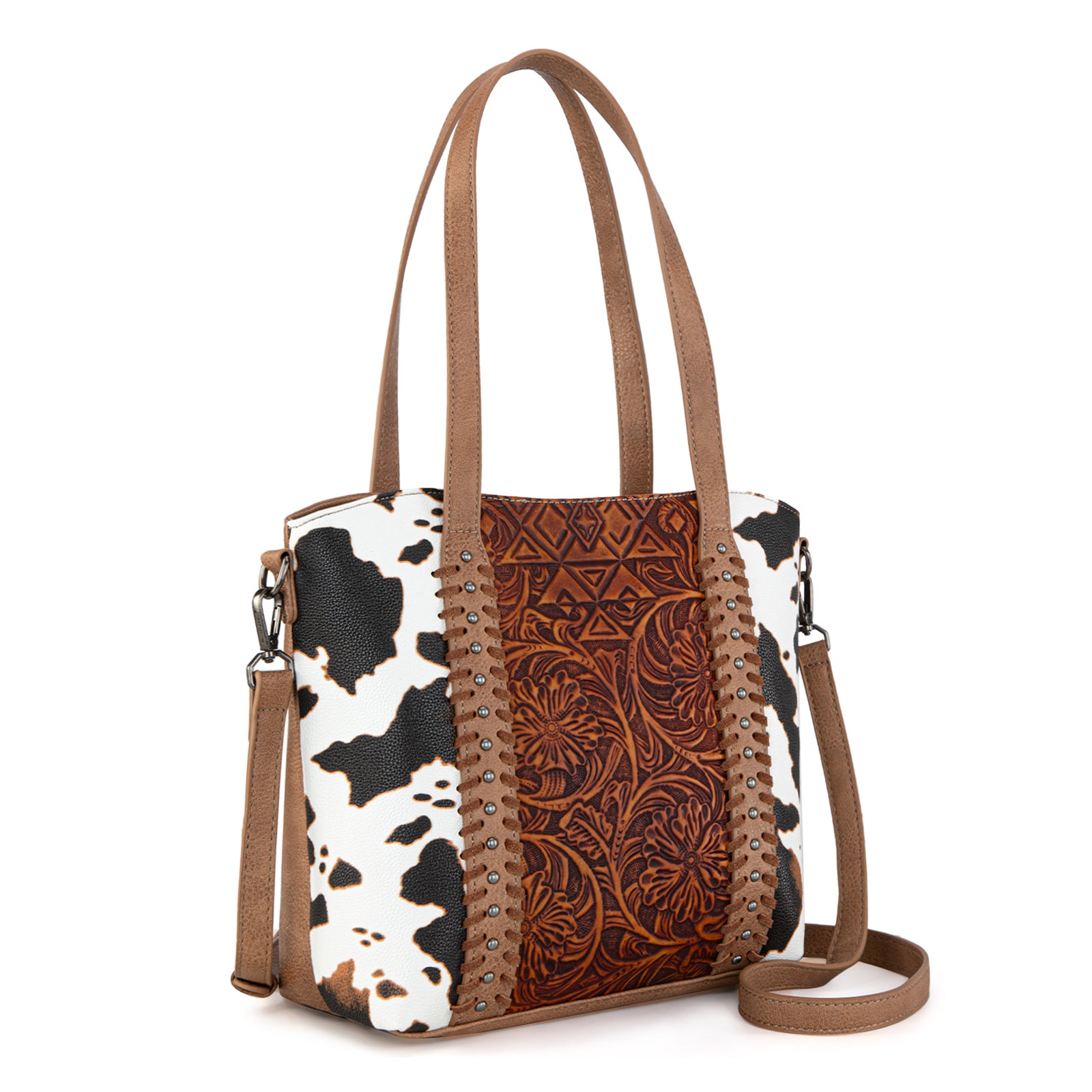 MW1318G-8318 Montana West Tooled Collection Concealed Carry Tote