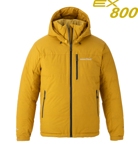 最高品質「EXダウン」で暖かく、快適に｜モンベル