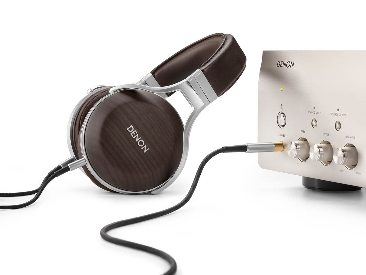 Denon AH-D5200 Zebrawood Headphones | Moon Audio
