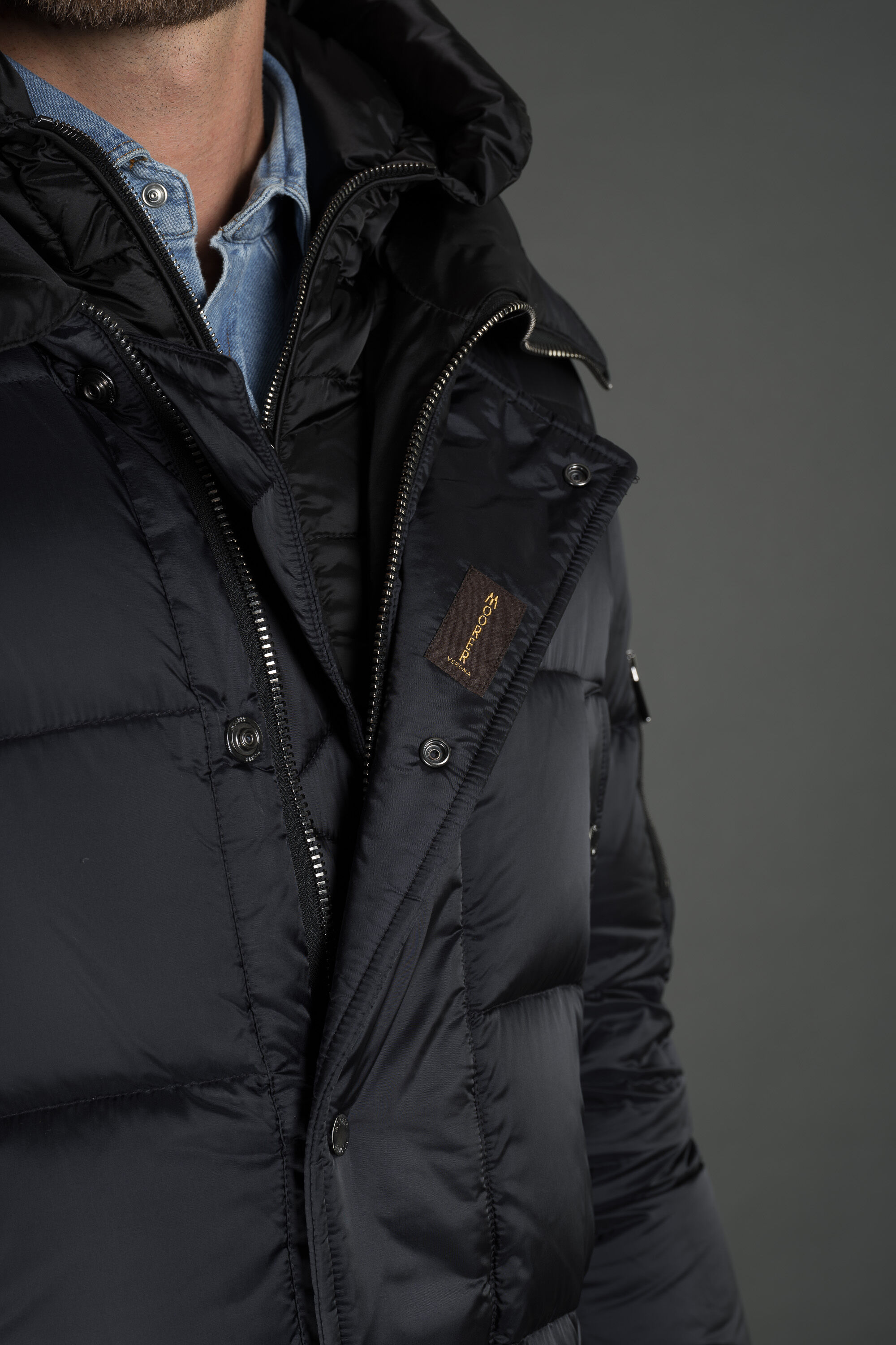 GRIMA-SH in BLU: Luxury Italian Jackets for Men | MooRER®