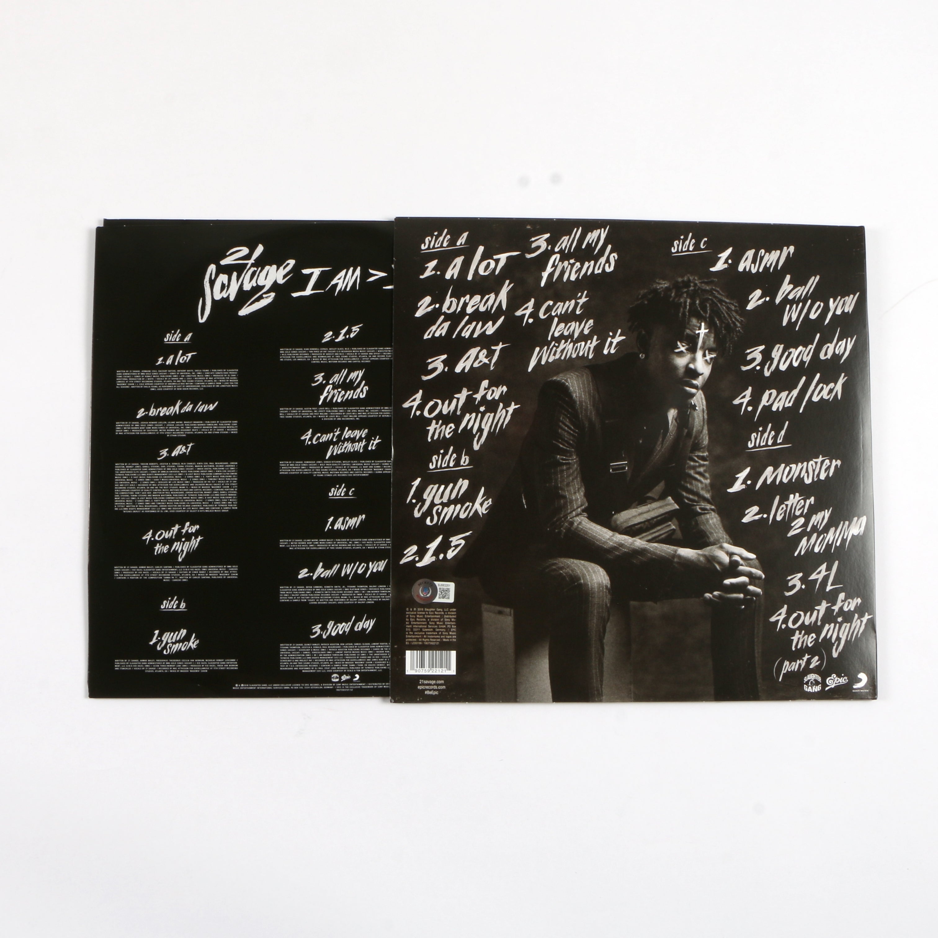 新品未開封 21 Savage I Am > I Was LPレコード 21 Savage / I Am > I Was (2LP) | Slaughter Gang |