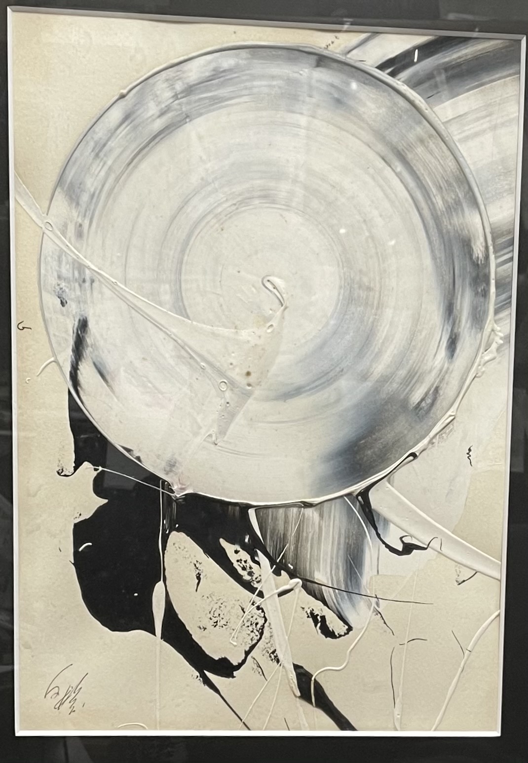 白髪一雄 油彩 額 | 株式会社もろはし美術店