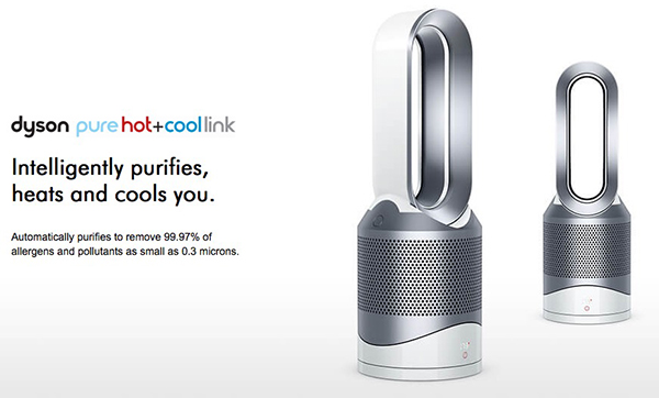ダイソン、帰宅前に部屋を暖められる暖房・空気清浄・扇風機能付き