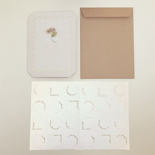 MDS BtoB |#Z&K 色紙 フラワーオーナメント色紙 ベージュ 62-276: お店