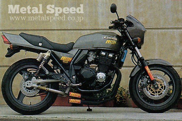 カワサキZRX400用スーパーショートデュアルマフラー