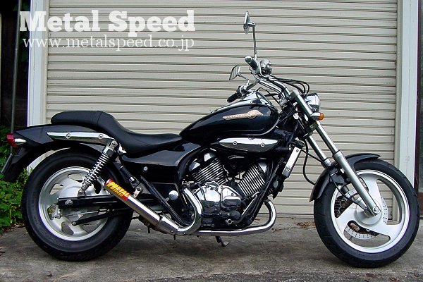 カワサキ・エリミネーター250V用スーパーショートミニマフラー