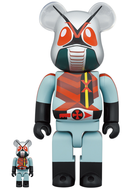 MEDICOM TOY - BE@RBRICK 仮面ライダーX 100％ & 400％