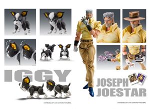 超像可動クリスタル　ジョセフ&イギー　ジョジョの奇妙な冒険　第3部 超像可動『ジョジョの奇妙な冒険 第3部』「ジョセフ・ジョースター