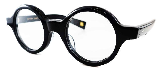 丸眼鏡黒縁/越前國甚六作メガネJN077-1/正規販売店全国対応JR大府駅前