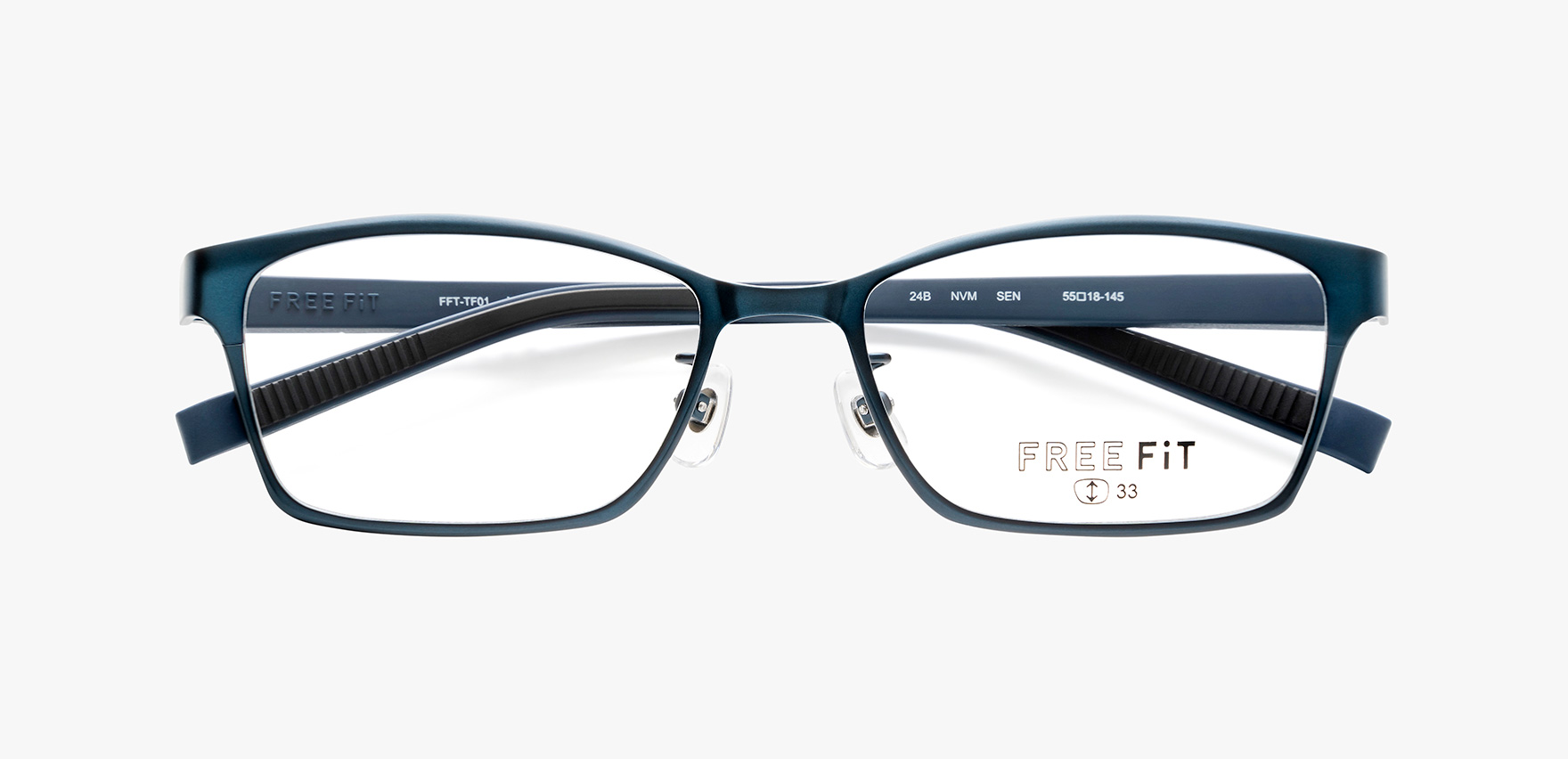 FREE FIT FFT-095(56 ﾈｲﾋﾞｰ): メガネフレーム｜眼鏡市場【公式
