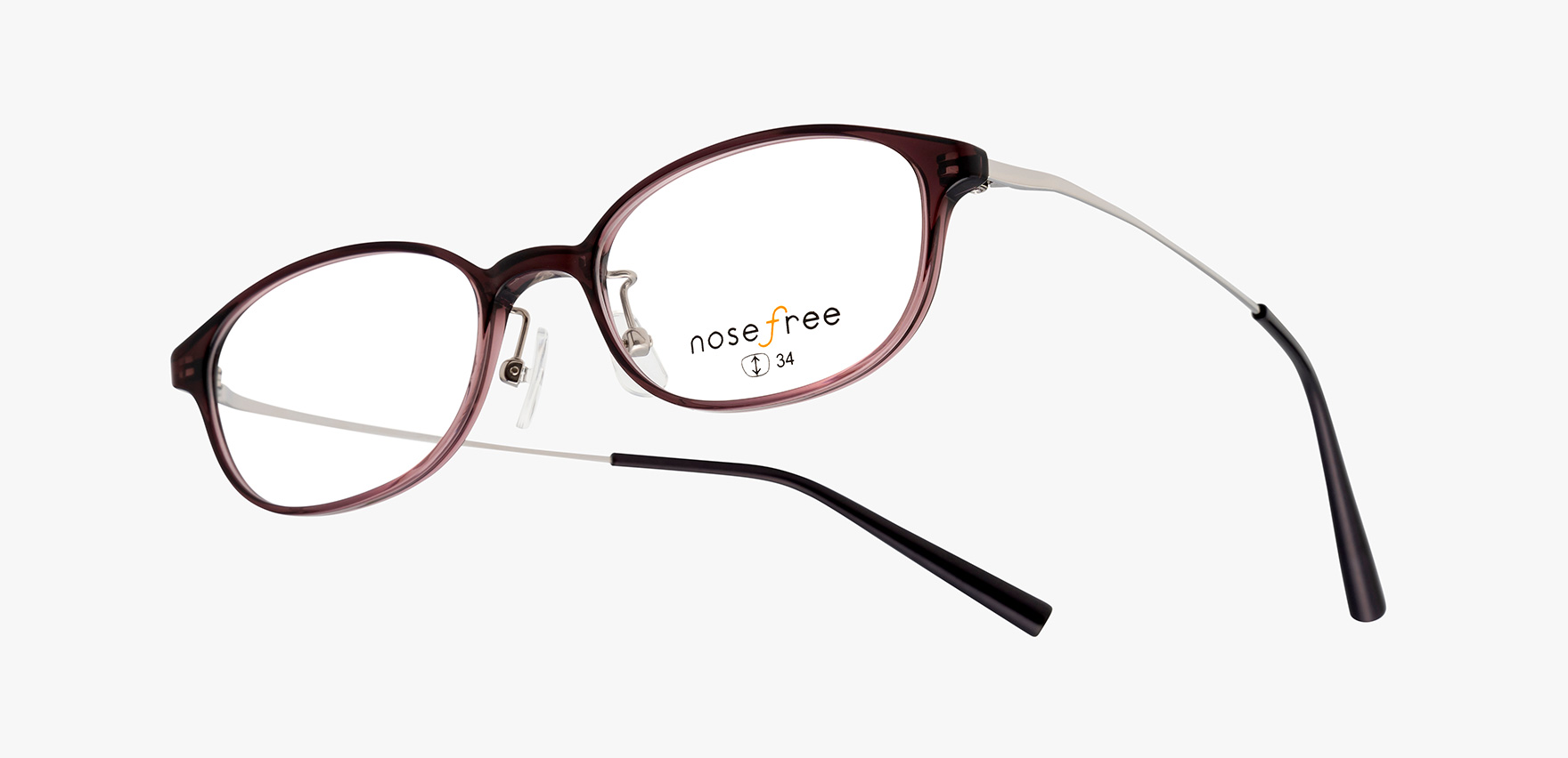 nosefree NOF-215(50 ﾊﾟｰﾌﾟﾙ): メガネフレーム｜眼鏡市場【公式