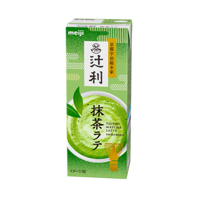 辻󠄀利 抹茶ラテ 200ml | 飲料 | 株式会社 明治 - Meiji Co., Ltd.