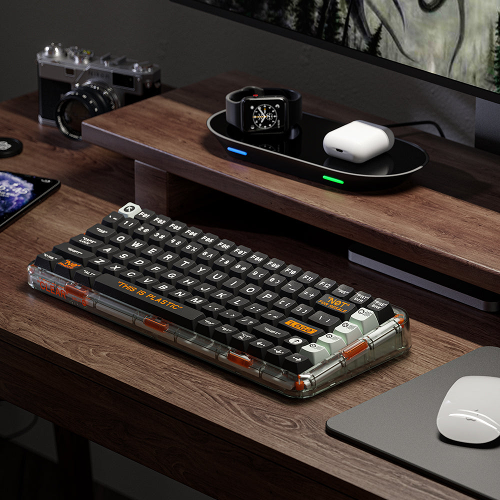 MelGeek Mojo84 プラスチック アドバンス シースルー カスタム