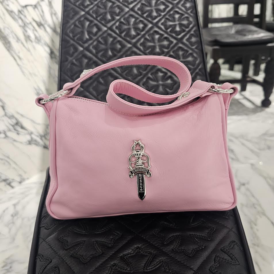 CHROME HEARTS CHICKEN NUGGET Small Leather Shoulder Bag 