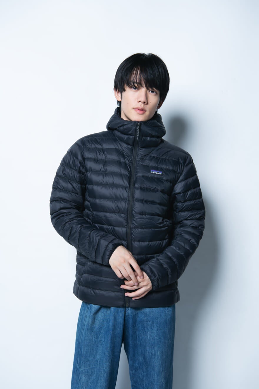 パタゴニア」の黒ダウンのBEST1は？ 服好きモデルが試着＆本音