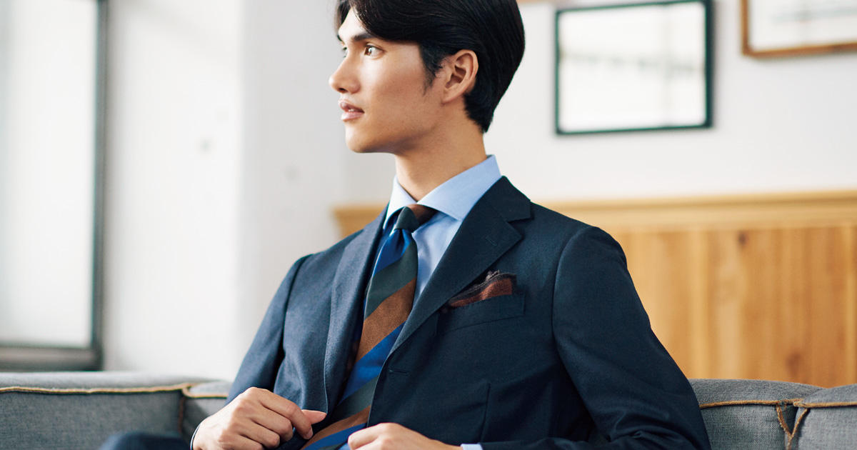 これぞ最強の”出張スーツ”！ カシミヤ混の限定品「ラルディーニの