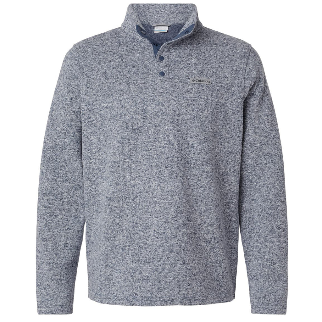 Columbia Men's Dark Mountain Heather Alto Pass Fleece Half Snap Pullov