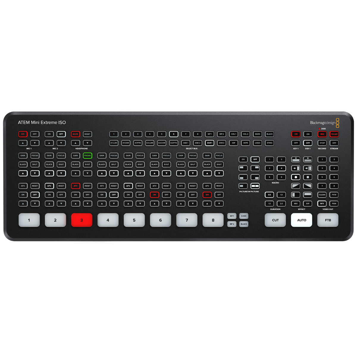 Blackmagic HDMI ビデオスイッチャー ATEM Mini Extreme ISO