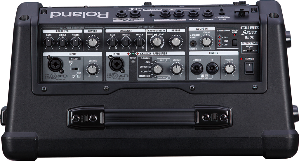 Roland CUBE STREET EX + ワイヤレスマイク1本・ピンマイク/ヘッド