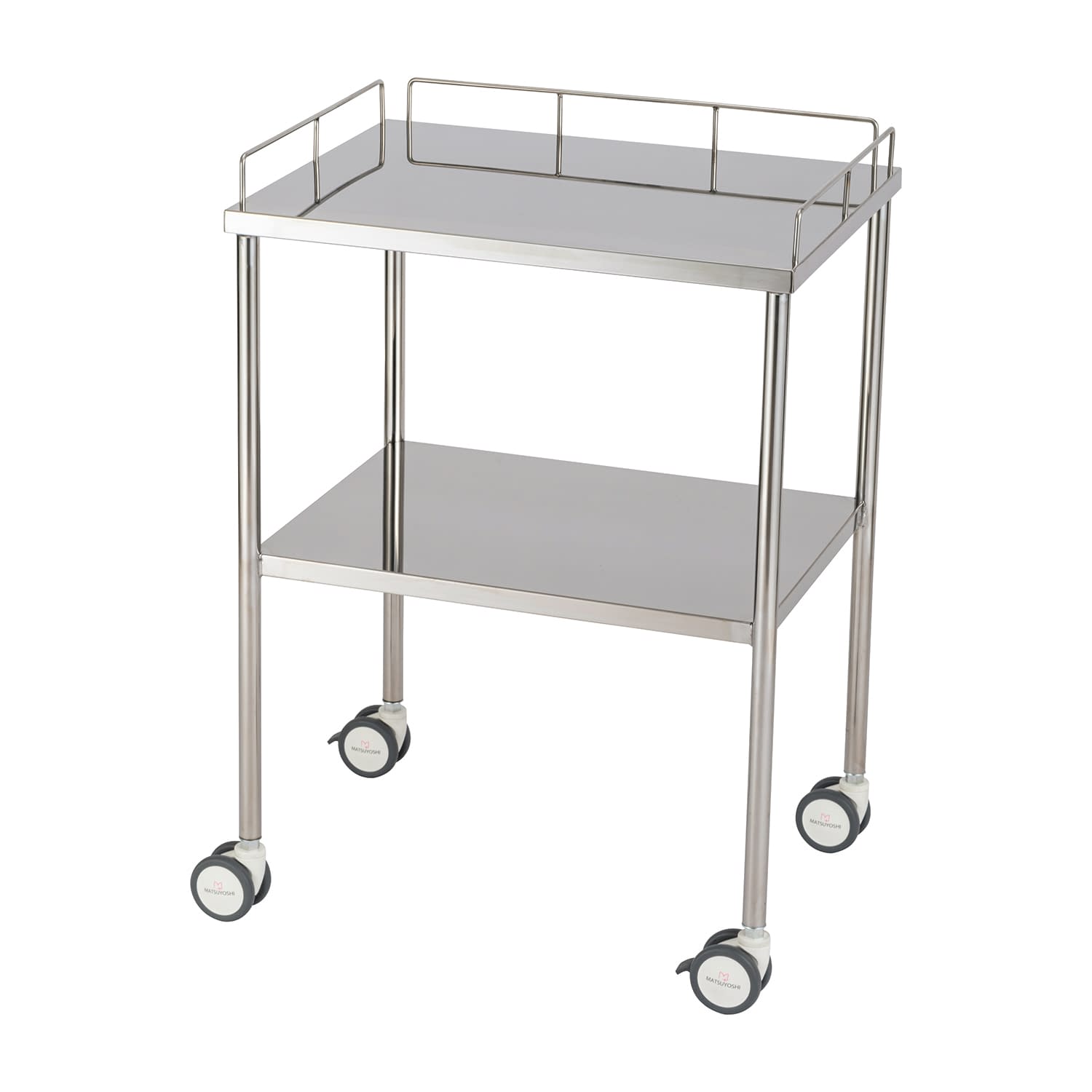 マツヨシサイレントカート(FL400 手摺付 回診車 25-5577-00 マツヨシ