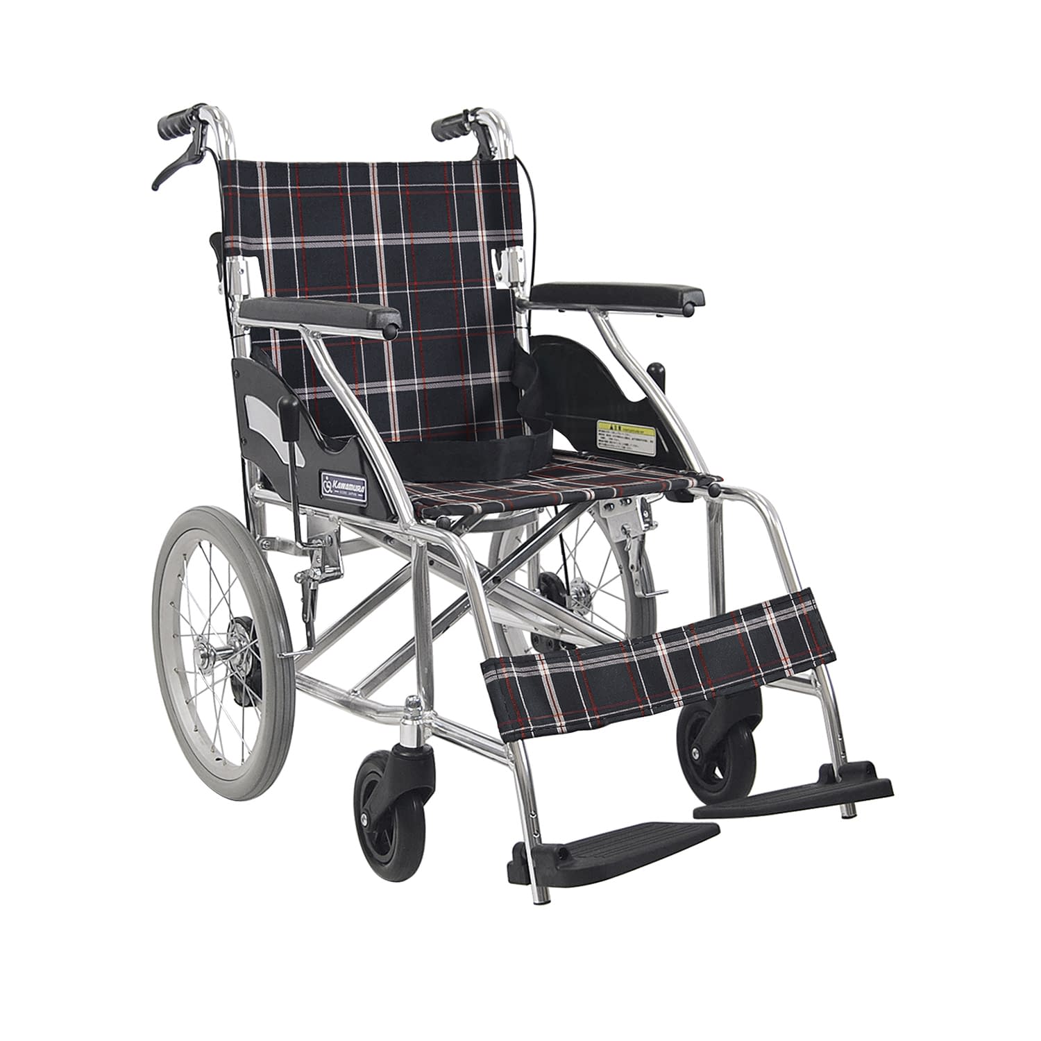 車いす(自走用・アルミ製)背折れ式 自走用・背折れ 車いす(アルミ製