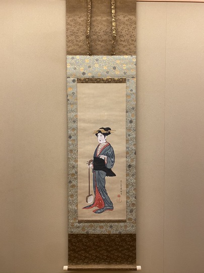 祇園井特 美人図｜古美術・掛け軸の販売・買取・鑑定-松本松栄堂