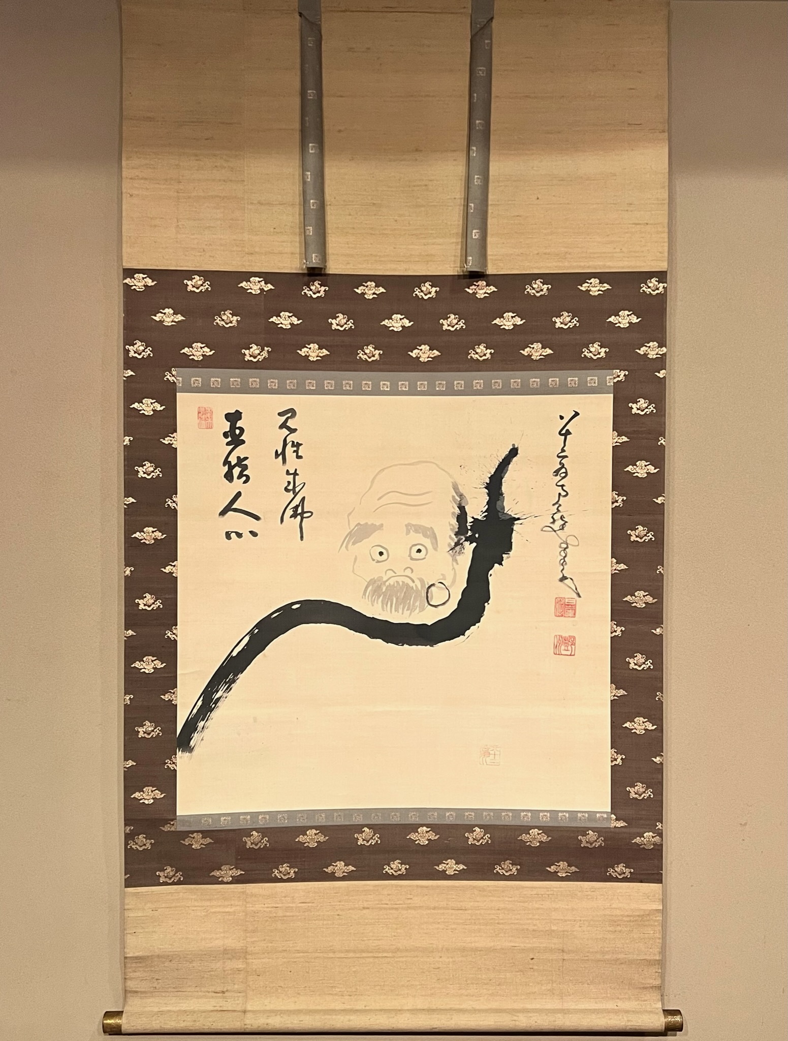 中原南天棒 達磨図｜古美術・掛け軸の販売・買取・鑑定-松本松栄堂