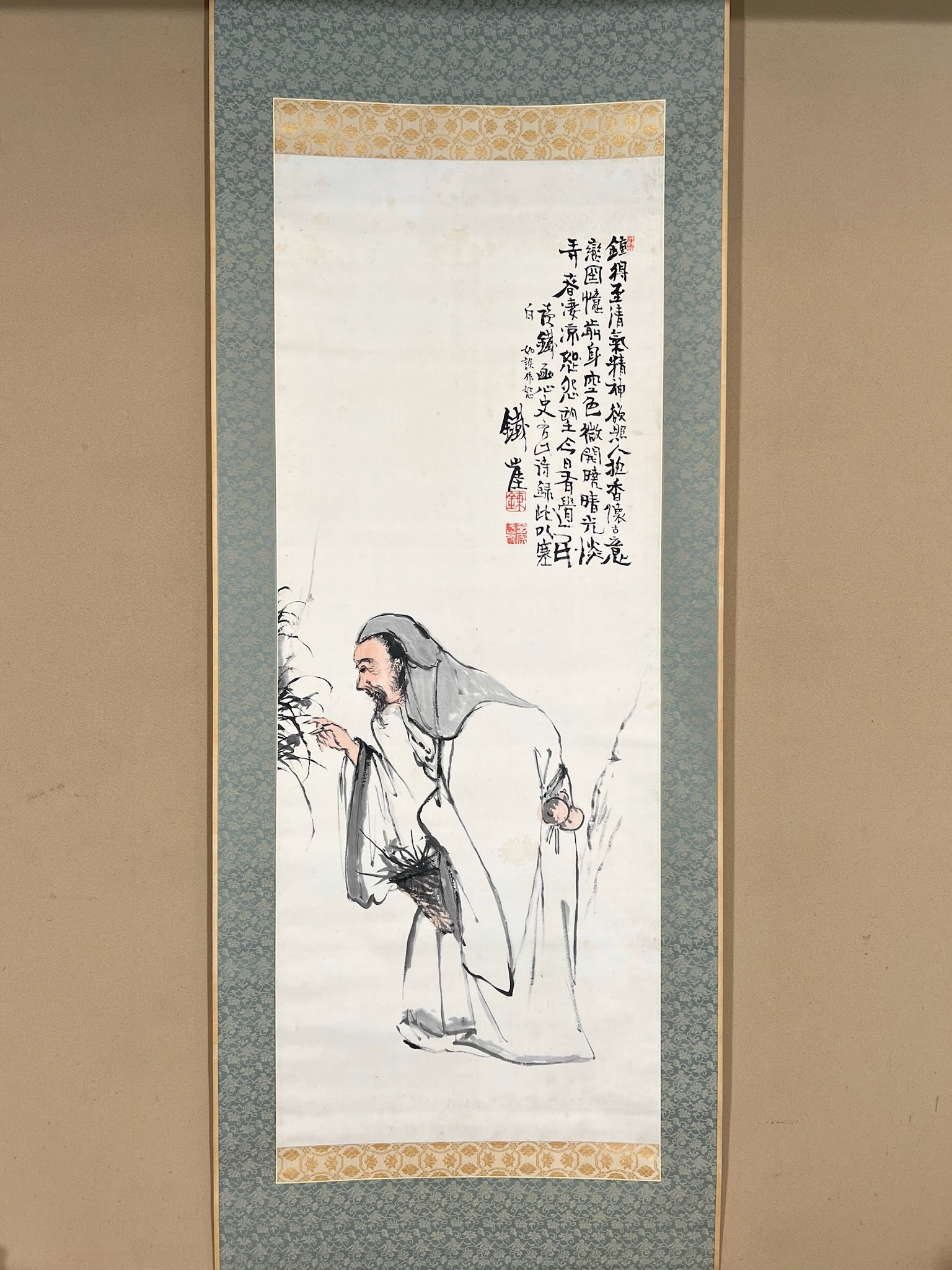 真作/大原呑舟/双燕図/ツバメ図/布袋屋掛軸HH-569 真作/大原呑舟/双燕