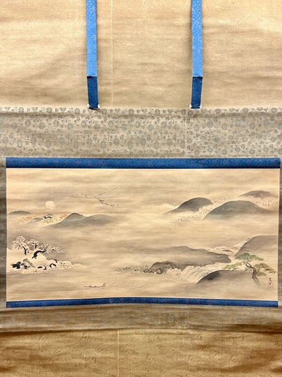 狩野常信 四季山水図｜古美術・掛け軸の販売・買取・鑑定-松本松栄堂