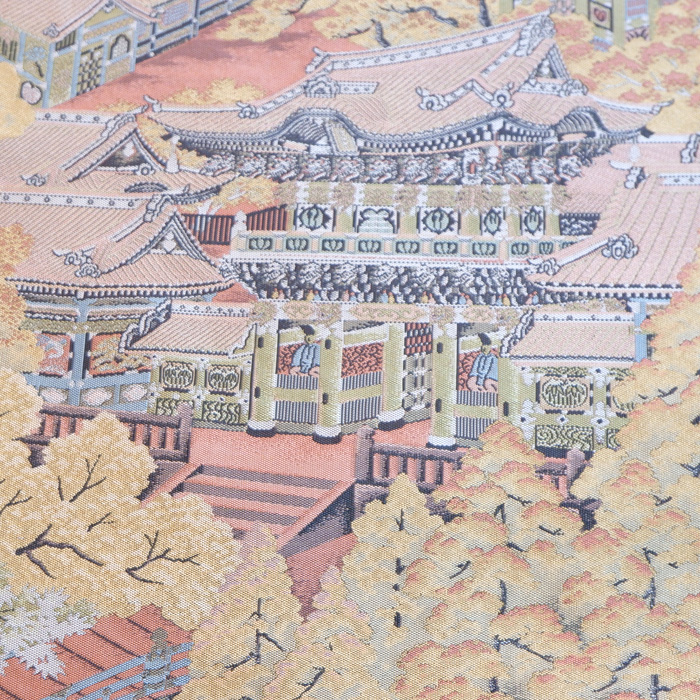 山喜織物謹製 紹巴萬葉 西陣織錦袋帯【神宮門】 [090416-mf-2