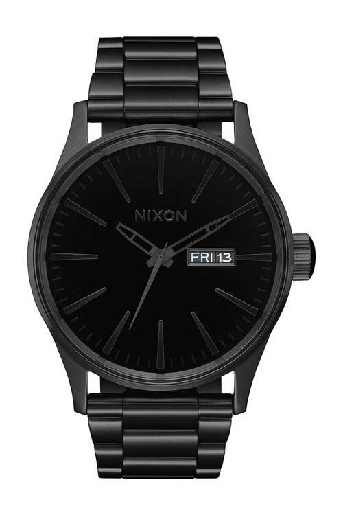 Nixon 42 mm Sentry Stainless Steel Watch All Black / Black - Maui