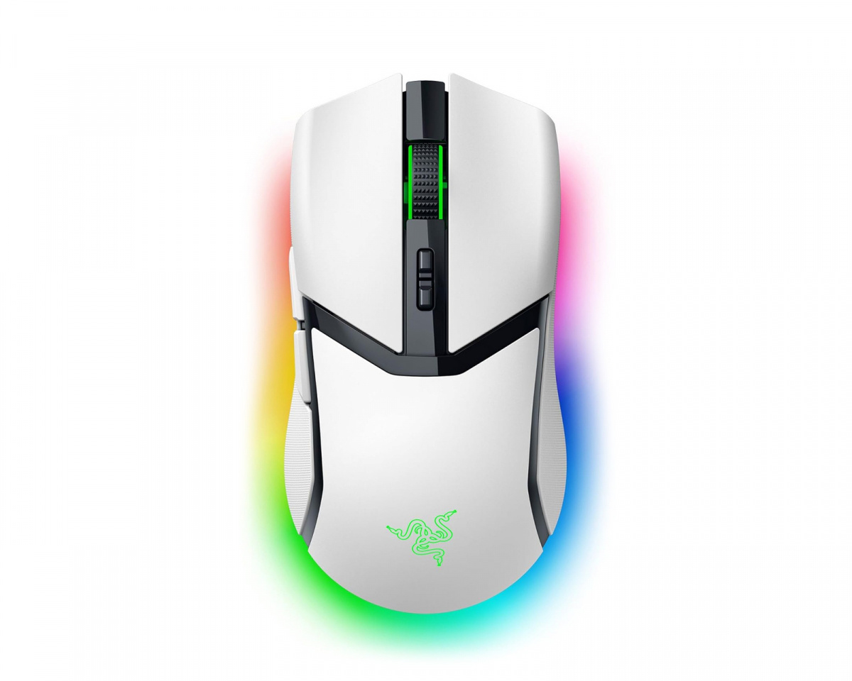 Razer Cobra Pro Wireless Gaming Mouse - White - MaxGaming.com