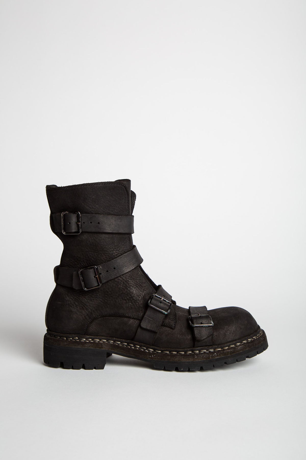 GUIDI | GR05CGV FULL GRAIN MULTI STRAP BOOTS