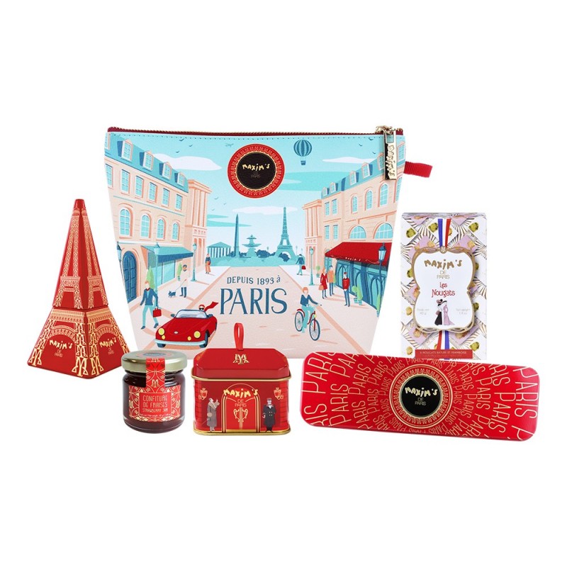 Zip Pouch “Bonjour Paris” - Gourmet Assortment - Maxim's De Paris