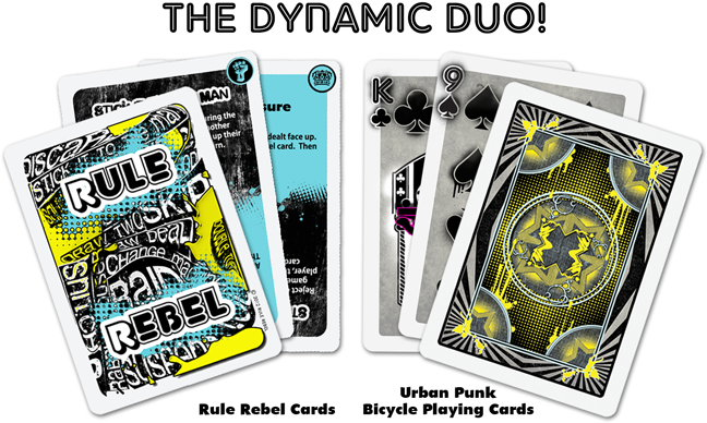 Urban Punk Bicycle Deck. The most Rebel deck in the world - Max