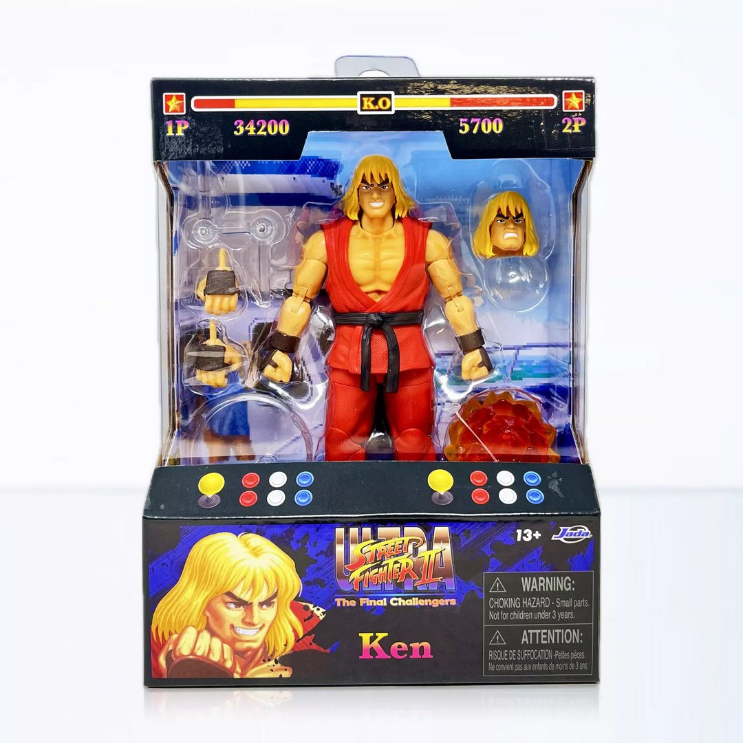 Jada Toys Ultra Street Fighter II The Final Challengers Ken 1/12