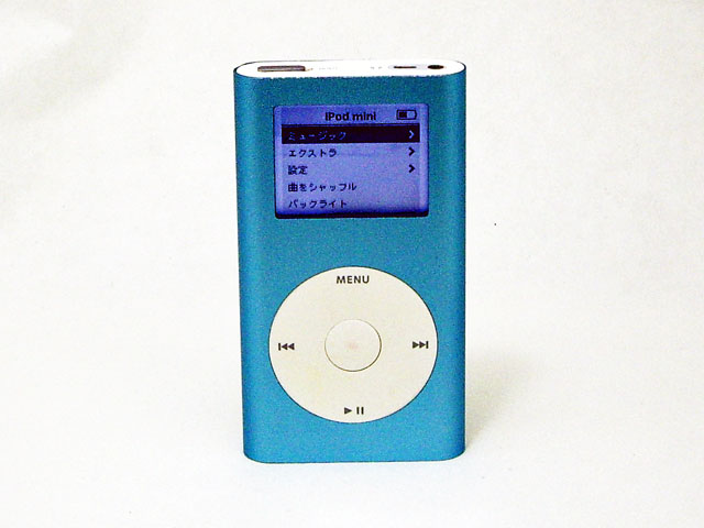 iPod mini ブルー 4GB 第1世代 M9436J/A 通販 -Macパラダイス-