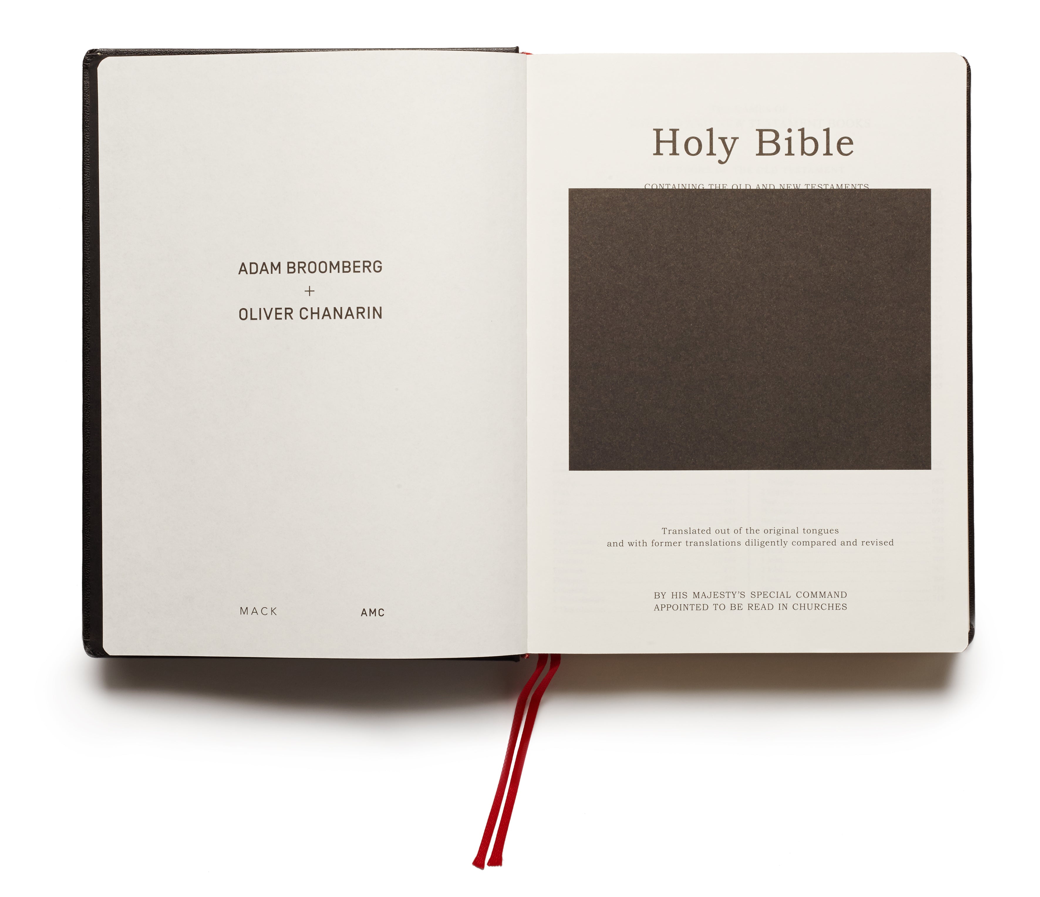 Holy Bible (First printing) – MACK