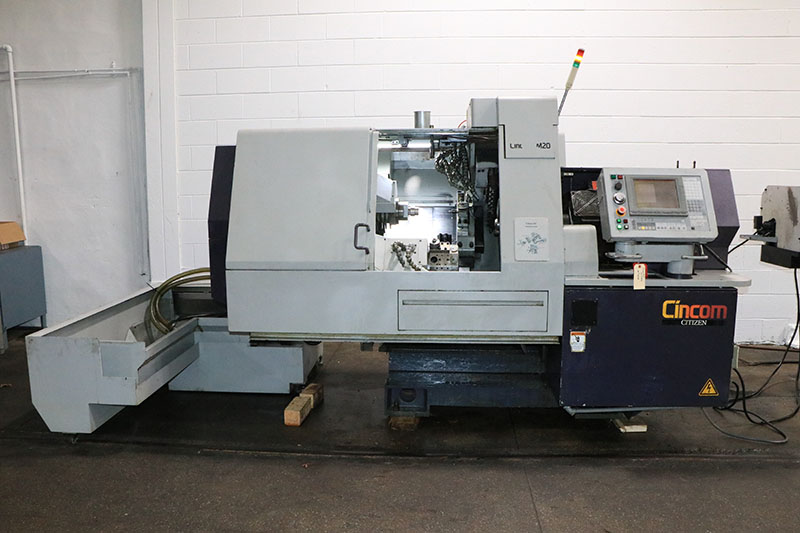 0.75'' Dia. Citizen M-20 III CNC SWISS TYPE LATHE (Ref No: 167600